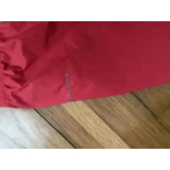 Columbia Rain Jacket Womens Red Hood Long Sleeve Full Zip Omni- Shield Size S - Picture 4 of 7